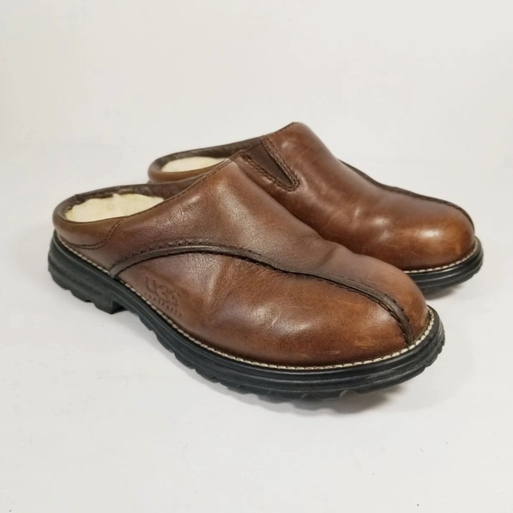 Ugg leather mules